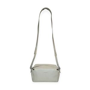 Balenciaga Gray Leather Shoulder Bag Camera Bag